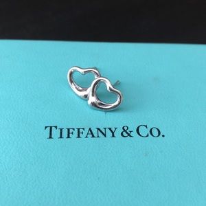 Tiffany & Co. Elsa Peretti Open Heart Earrings